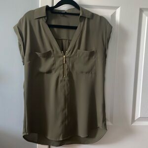 Express sleeveless dress shirt